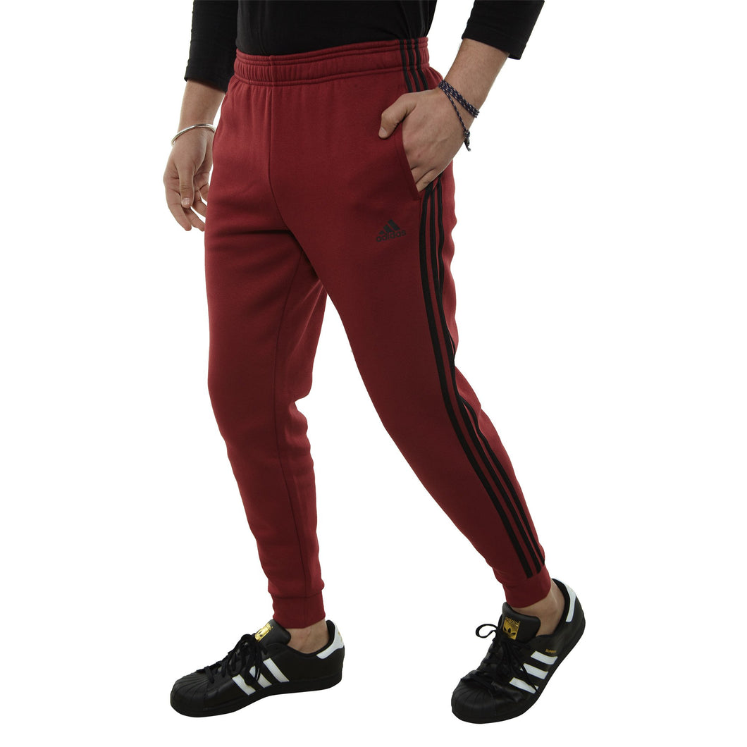 Adidas Essential 3 Stripe Fleece Pants Mens Style : Dy3167-NOBMAR/BLACK