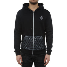 Load image into Gallery viewer, Black Pyramid Full Zip Hoodie Mens Style : Y5161744-BLK
